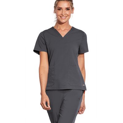 MOT002 Claire Top - 18 Pewter