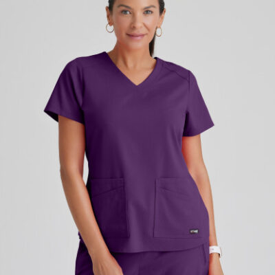 GRST011 Emma Top – 1277 Eggplant