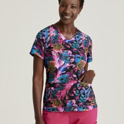 GRST154 Ella Print Top – KAIG Kailua Garden