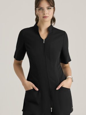 GRST265 Sahar Tunic Top - 01 Black