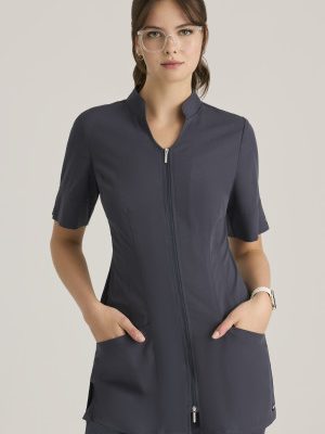 GRST265 Sahar Tunic Top - 905 Steel