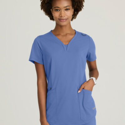 SKT220 Serene Knit Top - 40 Ciel blue