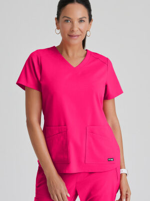 GRST001 Kim Top – 2301 Vibrance pink